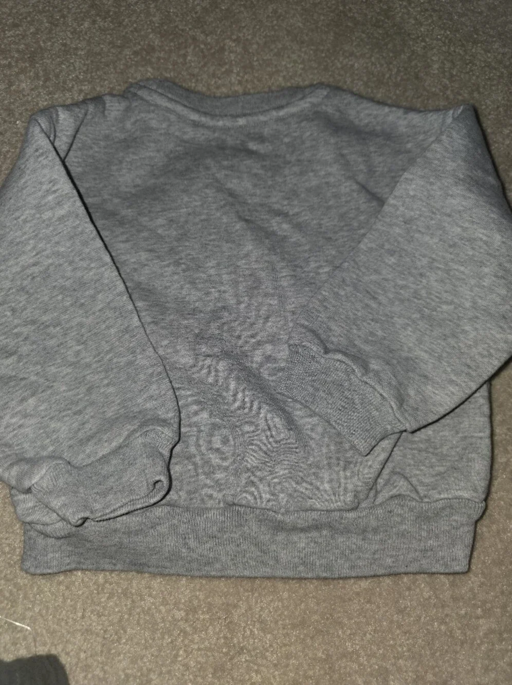 Gap Girls Grey Sweatshirt with Metallic Heart